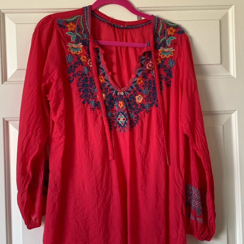 Long sleeve Johnny Was tunic